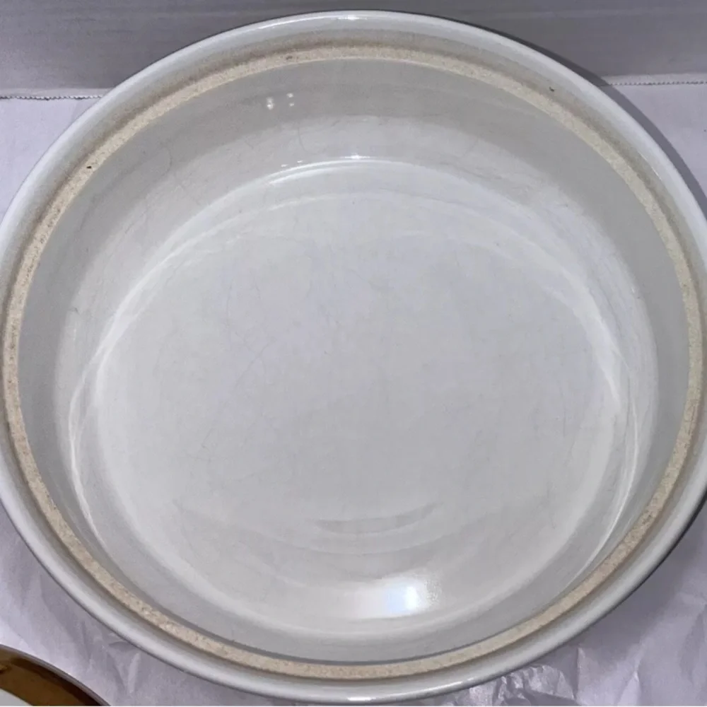 Hall China Starburst Flare Ware Casserole Pedestal Set Atomic MCM Gold Lid Dish